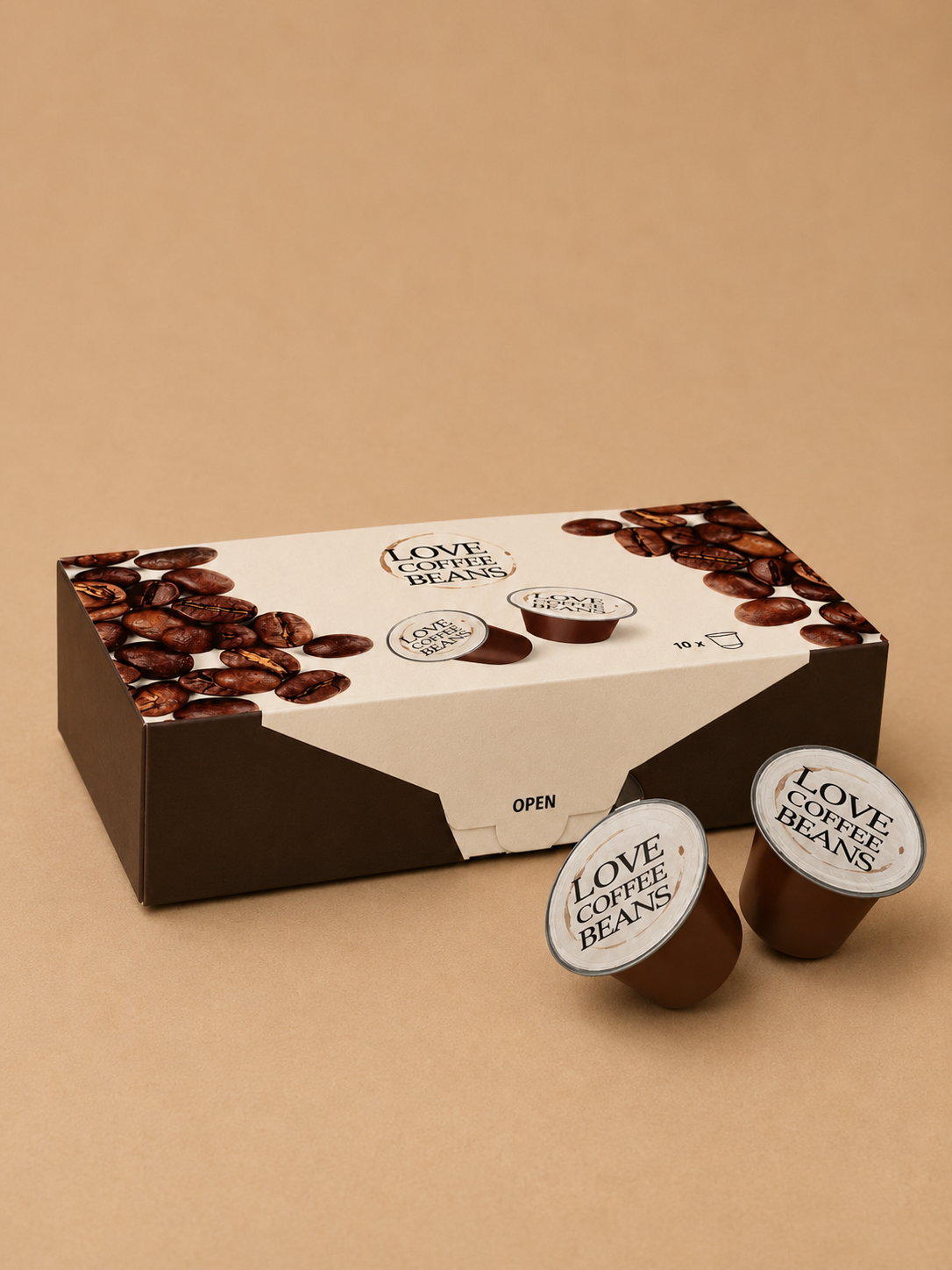 Nespresso Cups Love Coffee Beans