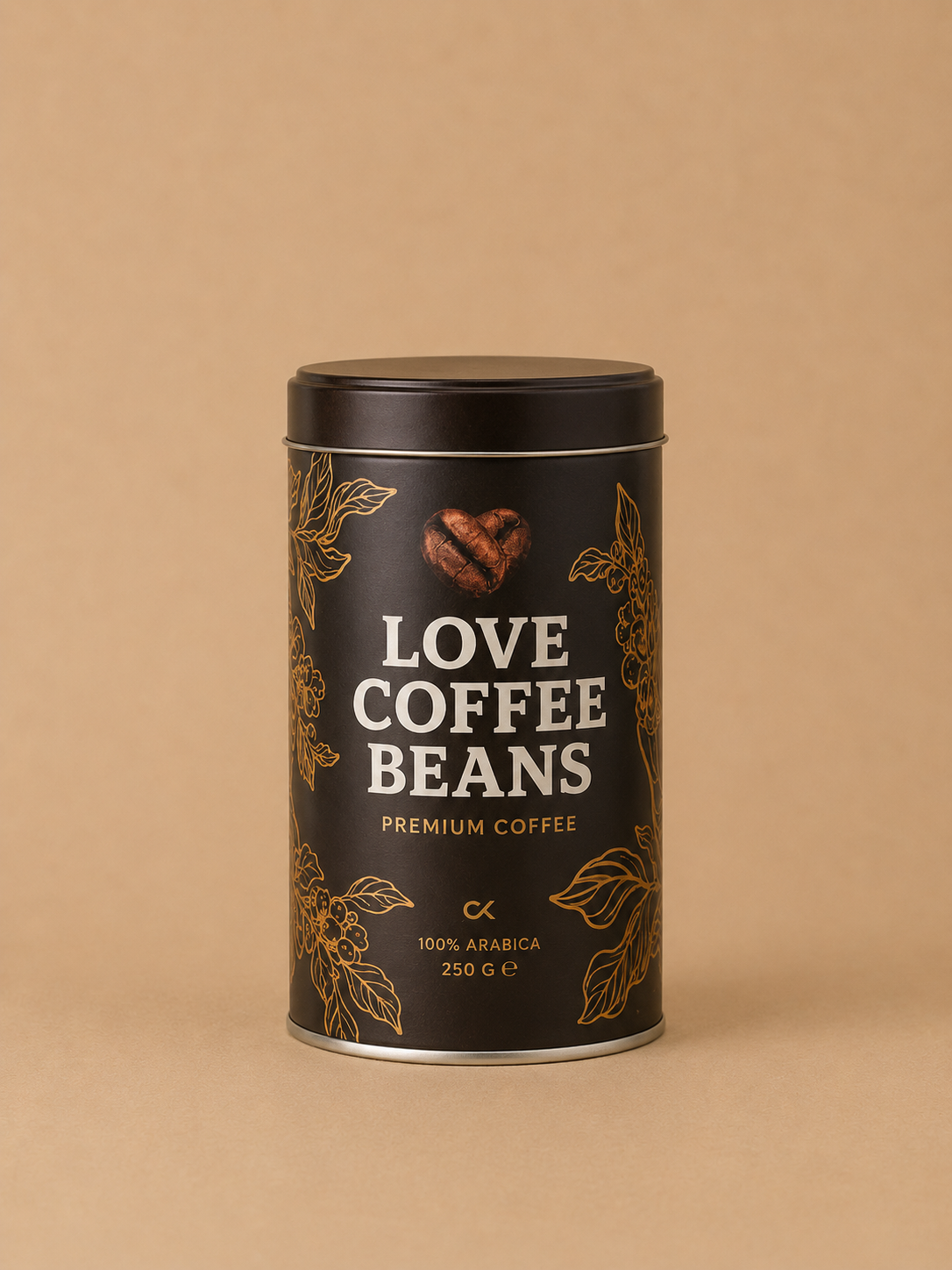 Love Coffee Beans Koffie Blik